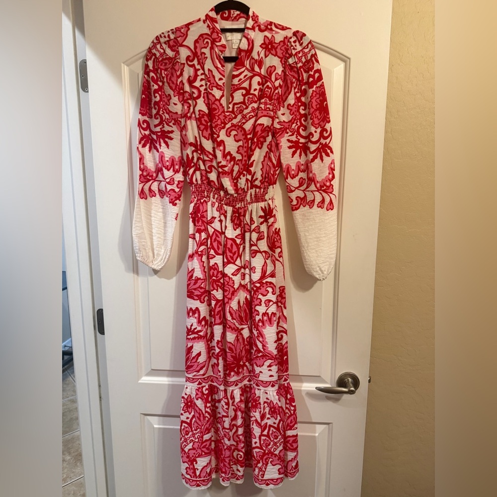 Lilly Pulitzer Axton White Midi Dress in Socialite NWOT